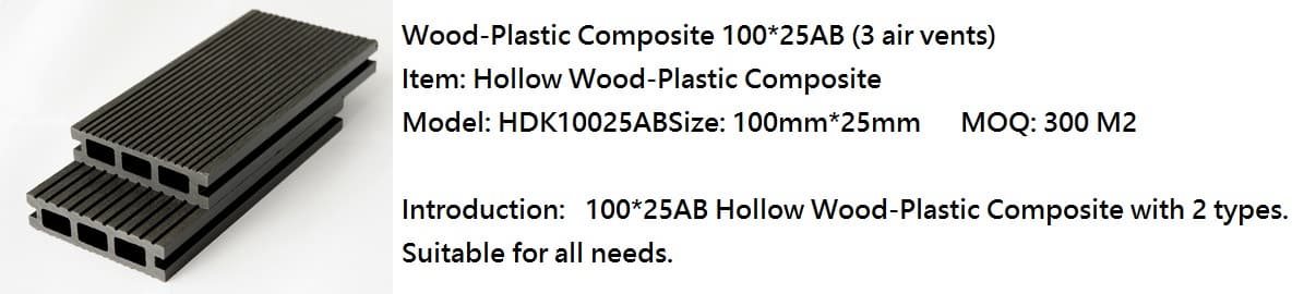 Wood_Plastic Composite ER_WPC_HDK10025AB